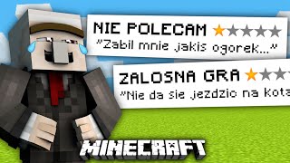 Czytam NAJGORSZE OPINIE o MINECRAFT za mocne XD [upl. by Bamberger]