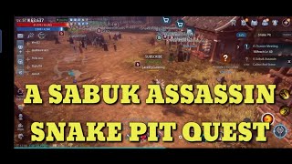 A SABUK ASSASSIN MIR4 SNAKE PIT QUEST [upl. by Moriarty144]