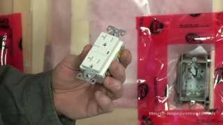 How To Install a GFCI Receptacle [upl. by Neeven]