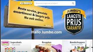 Zo werkt het online boodschappen doen op Jumbocom [upl. by Rasure]