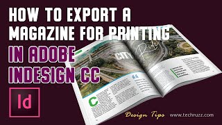 ✅ How to Export a Magazine for Print in InDesign CC [upl. by Nemajneb]