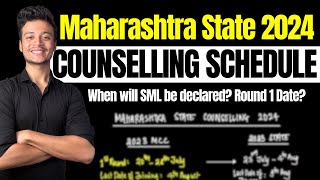 Maharashtra State Counselling Schedule Expected NEET 2024  Maharashtra SML released [upl. by Nefen]