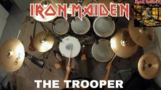 Iron Maiden  THE TROOPER Drum Cover [upl. by Ricker626]