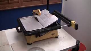 QEP 650 XT Wet Tile Saw Review [upl. by Geesey]