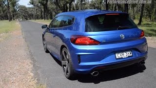 2015 Volkswagen Scirocco R 0100kmh amp engine sound DSG [upl. by Helmer]