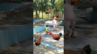 Kuk doo koo song  chicken dance fun with baby 🐔🐔 shorts viral chicken funny dance cute [upl. by Ylebmik]