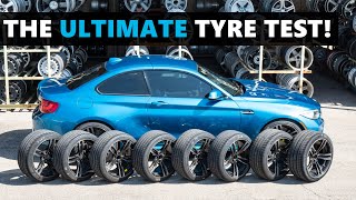 The ULTIMATE tyre test These are the best UHP tires you can buy for your car [upl. by Esertal234]