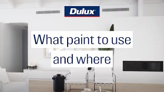 What paint to use and where  Dulux [upl. by Ellison345]