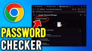 How to Check for Password Compromise on Your PC in Google Chrome [upl. by Anoblav496]