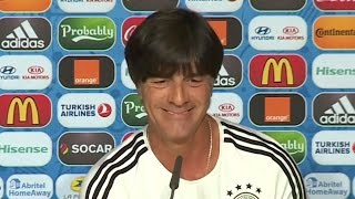 German Coach Joachim Loew Apolgises For His Controversial quotHabitsquot During Euro 2016 Opener [upl. by Bergin]