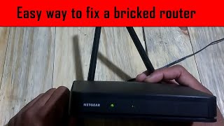 Netgear router not working Try this simple method FIX BRICKED ROUTER [upl. by Ennairej]