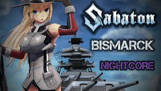 Female Cover SABATON – Bismarck NIGHTCORE by ANAHATA  Lyrics [upl. by Pul]