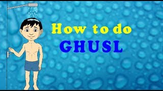 How to do Ghusl  Islamic Law 16 [upl. by Riedel]