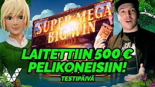 Laitettiin 500 € pelikoneisiin ei clickbait  TESTIPÄIVÄ 4 [upl. by Trainor]