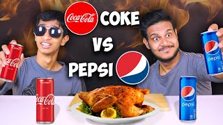 COCA COLA VS PEPSI  FOOD REVIEW  SRI LANKAN FOOD  Magu ASMR [upl. by Attegroeg]