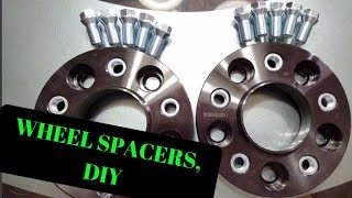 How To Install Rear Wheel Spacers Wheel Adapters BMW X5 DIY [upl. by Ulland]