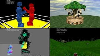 Panda3D Open Source Python Game Engine Samples [upl. by Broek]