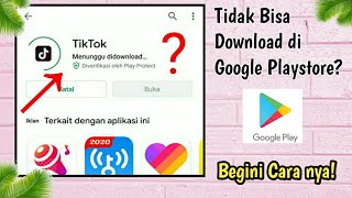 CARA MENGATASI TIDAK BISA DOWNLOAD ATAU INSTAL APLIKASI DI PLAY STORE [upl. by Udella]