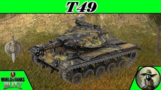 T49  World of Tanks Blitz [upl. by Laerdna448]