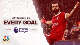 Every Premier League goal from Matchweek 20 202324  NBC Sports [upl. by Ojillib]