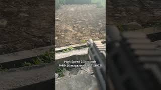 test video for high speed 250 rounds M4M16 magazine [upl. by Ydnak482]