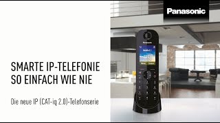 IPSchnurlostelefone KXTGQ400200  Panasonic Produktvorstellung [upl. by Lali]