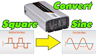 Convert SquareWave Inverter into SineWave Inverter [upl. by Kellia]