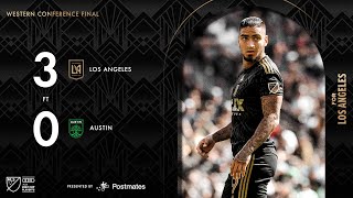 Western Conference Final Highlights  LAFC 30 Austin FC 103022 [upl. by Biebel]