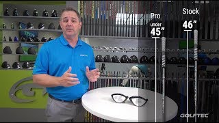 Golf Equipment The Right Driver Shaft Length [upl. by Divan]