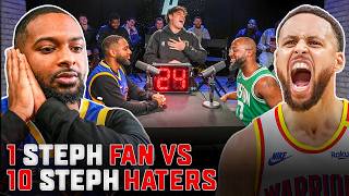 1 Steph Curry Fan vs 10 Steph Curry Haters [upl. by Dayle]