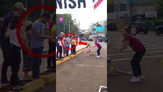 Kids Run to Hug Mom at Marathon Finish But She Has a Goal shorts [upl. by Ibbob]