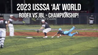 2023 AA Championship  Roofx vs JBL [upl. by Hanahs]