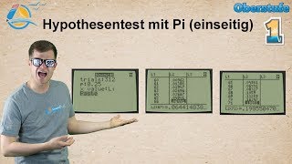 Hypothesentest über Anteilswert pi  Einseitiger Signifikanztest GTR  Übung 1 [upl. by Cilla27]