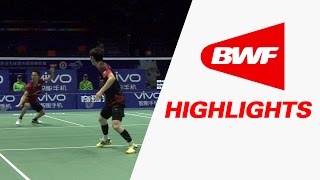 VIVO BWF Sudirman Cup 2015  Badminton SF  Korea vs Japan  Highlights [upl. by Sirc384]