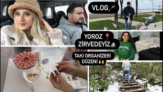 EN ZİRVEDEYİZ🏔️YOROZ📍TAKI ORGANİZERİ🤍BİRLİKTE DÜZENLEYELİM😍VLOG [upl. by Terpstra]