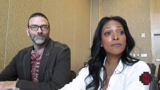 Keith Allan amp Kellita Smith SDCC 2015 Press Roundtables [upl. by Allayne]