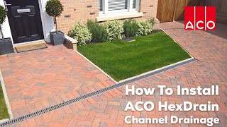 How To Install ACO HexDrain Channel Drainage [upl. by Elia234]