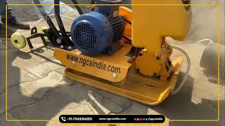 How to use the Plate Compactor  Earth compactor  Soil Compactor with Motor 5 HP [upl. by Leonerd450]