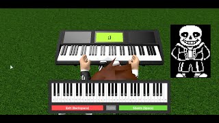 Megalovania  Roblox Piano Tutorial Full Sheets Down Below [upl. by Eidorb]