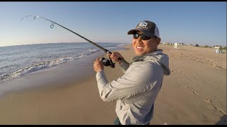 Surf Fishing Catch fish in MINUTES [upl. by Aicilehp689]