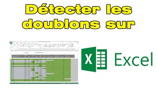 Détecter les doublons dans une colonne Excel identifier les doublons sans les supprimer [upl. by Ahsirtap]