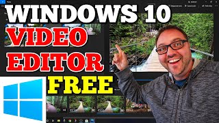 How to use Windows 10 Video Editor Software  Free [upl. by Ahsenroc578]