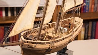 Virginia 1819 model boat [upl. by Petrine447]