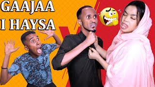 GAAJAA I HAYSA 😂  Omreeyn amp Rahma Hassan amp Mouss Bileh [upl. by Hgielrak]