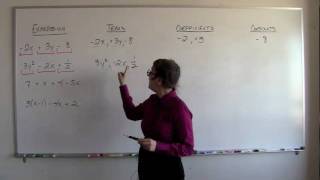 A Math Lesson in Algebra Vocabulary [upl. by Seppala]