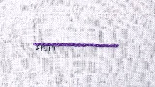 How to do a Split Stitch [upl. by Messab]