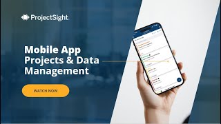 Trimble ProjectSight User Training Video ProjectSight Mobile Projects amp Data Management [upl. by Aissenav]