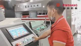 Flexo Printer Slotter Automatic Vacuum Transfer Flexo Printer Slotter Die Cutter Stacker Machine [upl. by Inwat]