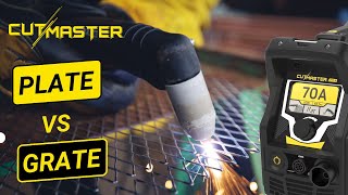 Grate Cutting with the ESAB Cutmaster Manual Plasma Cutter  Easily Cut Expanded Metal [upl. by Melvin]