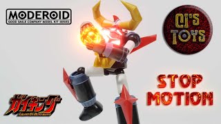 MODEROID Gaiking Model Kit Stop Motion Build amp Review ガイキング レビュー Good Smile Legend of DaikuMaryu [upl. by Nicodemus]